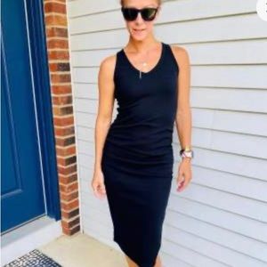 NWT Women's Rib Knit Side Ruched Bodycon Dress - A New Day Size XL 16